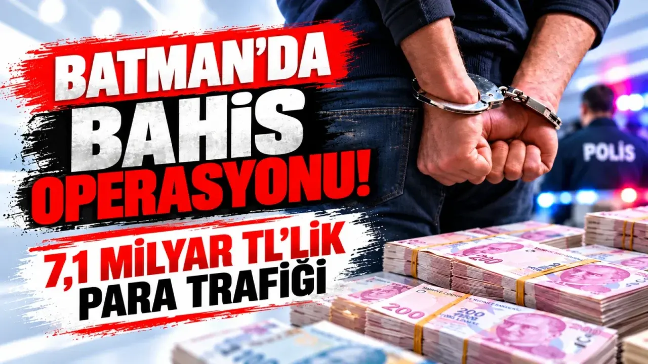 Batman’ın da dahil olduğu soruşturmada 101 şüpheli gözaltında