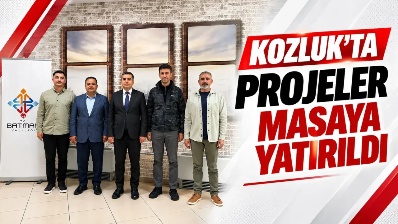 Kozluk’taki kalkınma çalışmalarının seyri değerlendirildi
