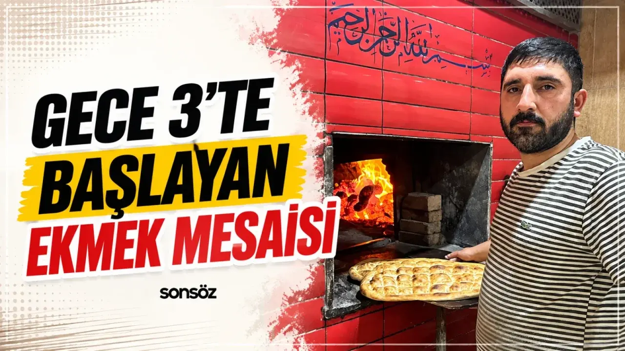 Batman’da taş fırın emekçilerinin sabaha uzanan yoğun mesaisi