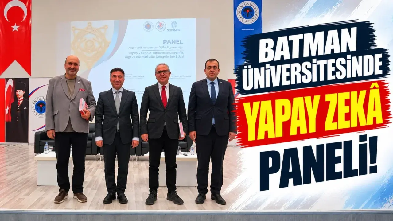 Batman Üniversitesinde yapay zekânın toplumsal etkileri tartışıldı