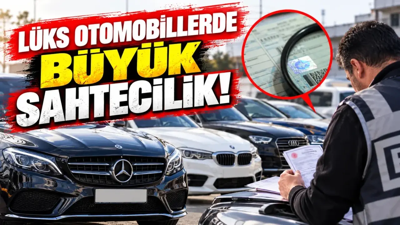 Operasyonda ele geçirilen lüks, klasik ve antika araçlar