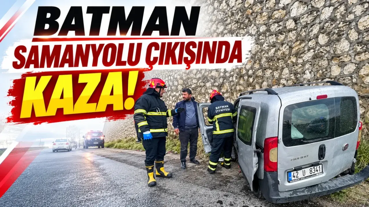 Batman Samanyolu çıkışında kaza!