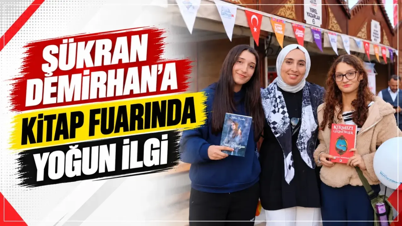 Batman 9. Kitap Fuarı’nda Şükran Demirhan’ın okurlarıyla imza ve sohbet etkinliği