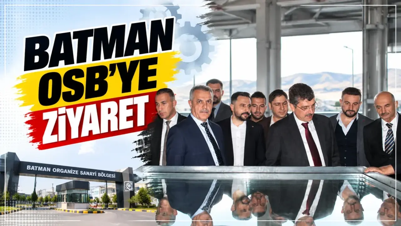 Batman Organize Sanayi Bölgesi’nde heyetin işletme ziyaretleri