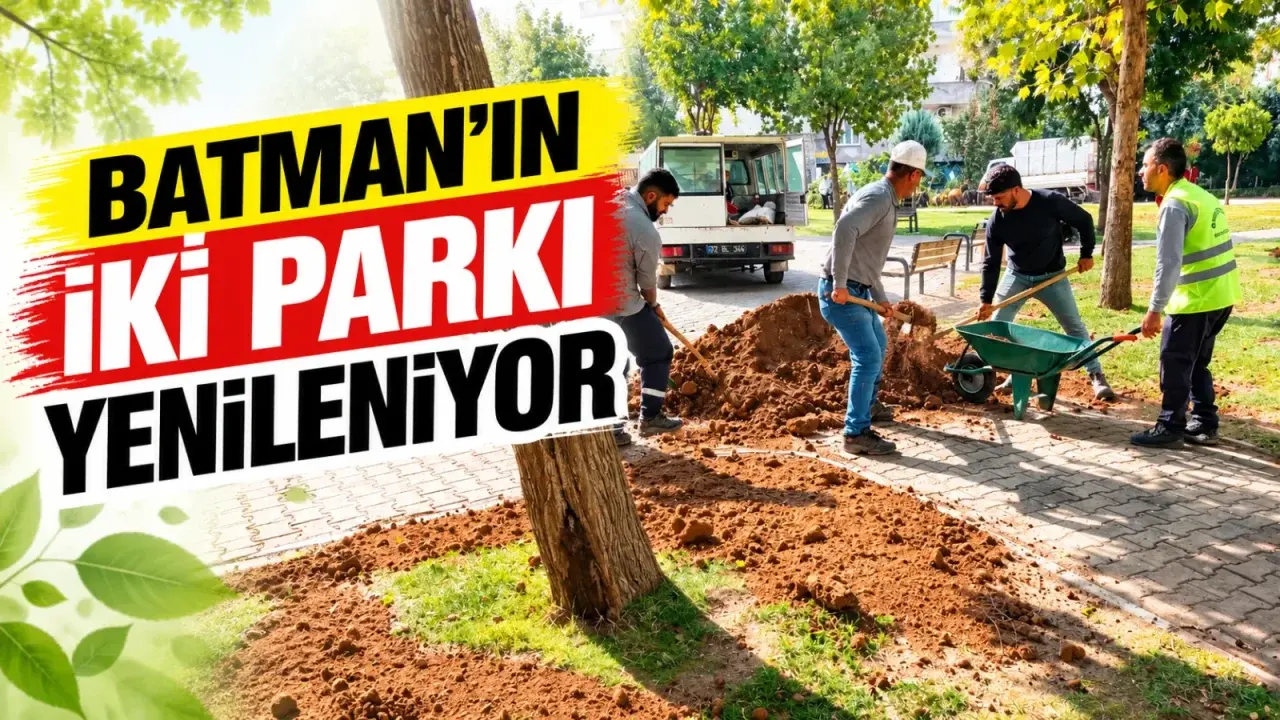 Şirinevler’deki iki park için bakım ve yenileme çalışması