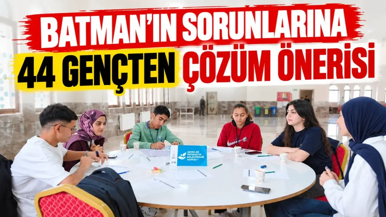 44 lise öğrencisi Batman için ortak projeler geliştirdi