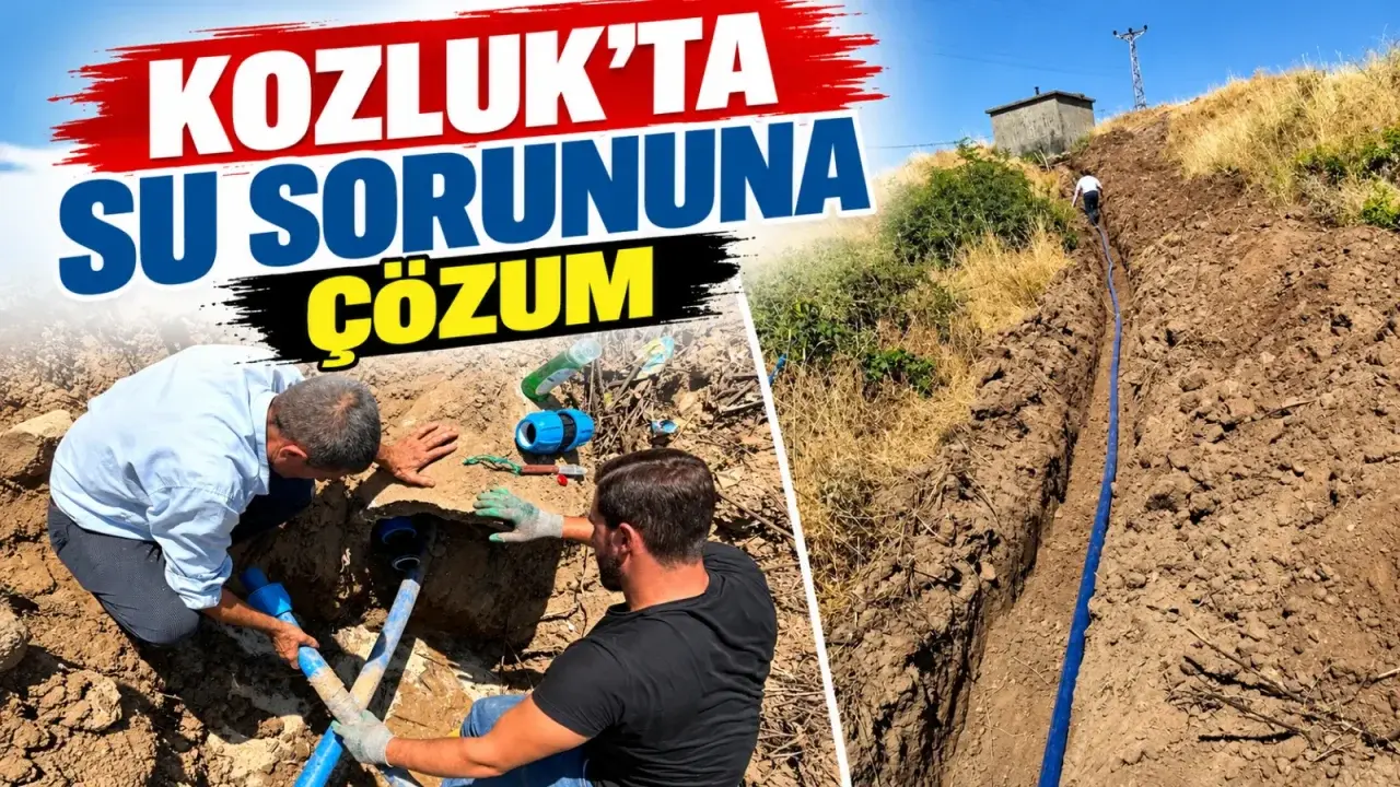 Kozluk Camili Mezrası’nda içme suyu altyapısı yenilendi
