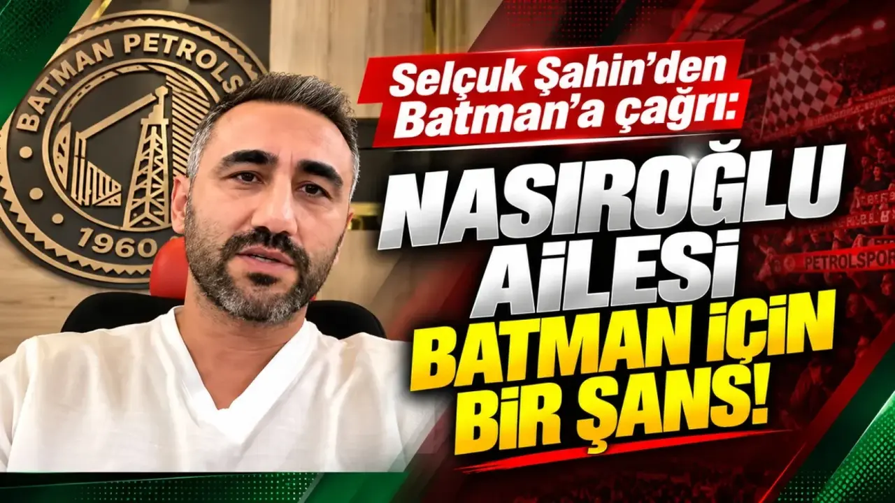 Batman Petrolspor Teknik Direktörü Selçuk Şahin