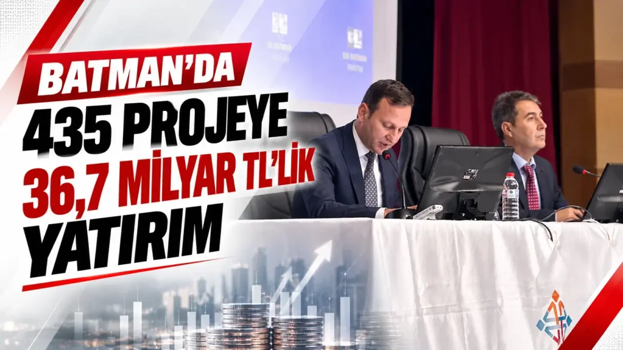 İl Koordinasyon Kurulu toplantısında kamu yatırımlarının değerlendirildiği konferans salonu