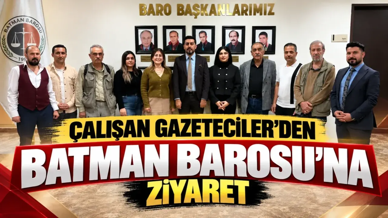 Batman’da gazeteciler baro yönetimiyle bir araya geldi