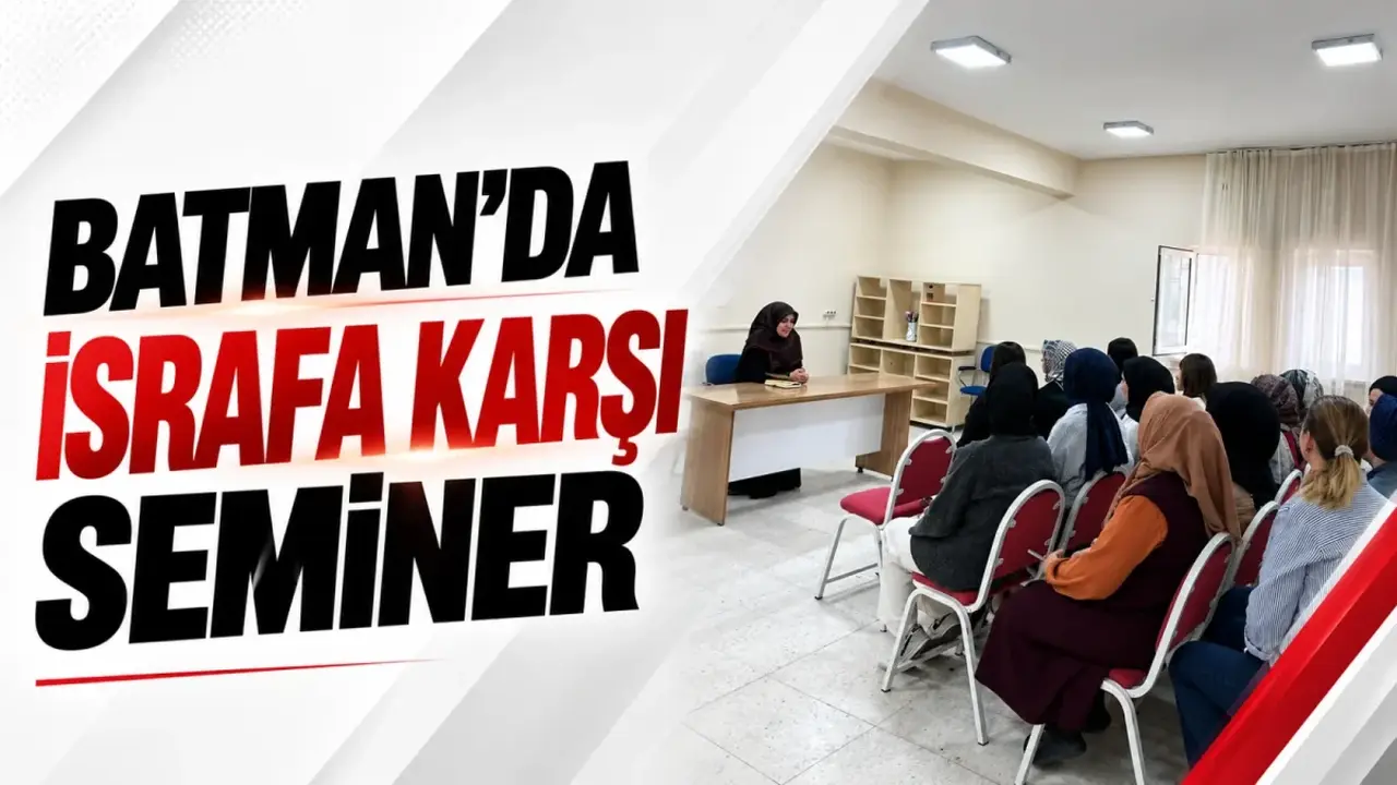 Yavuz Selim ÇATOM’da aile, çevre ve bilinçli tüketim konularının işlendiği seminerden katılımcıların yer aldığı bir görüntü