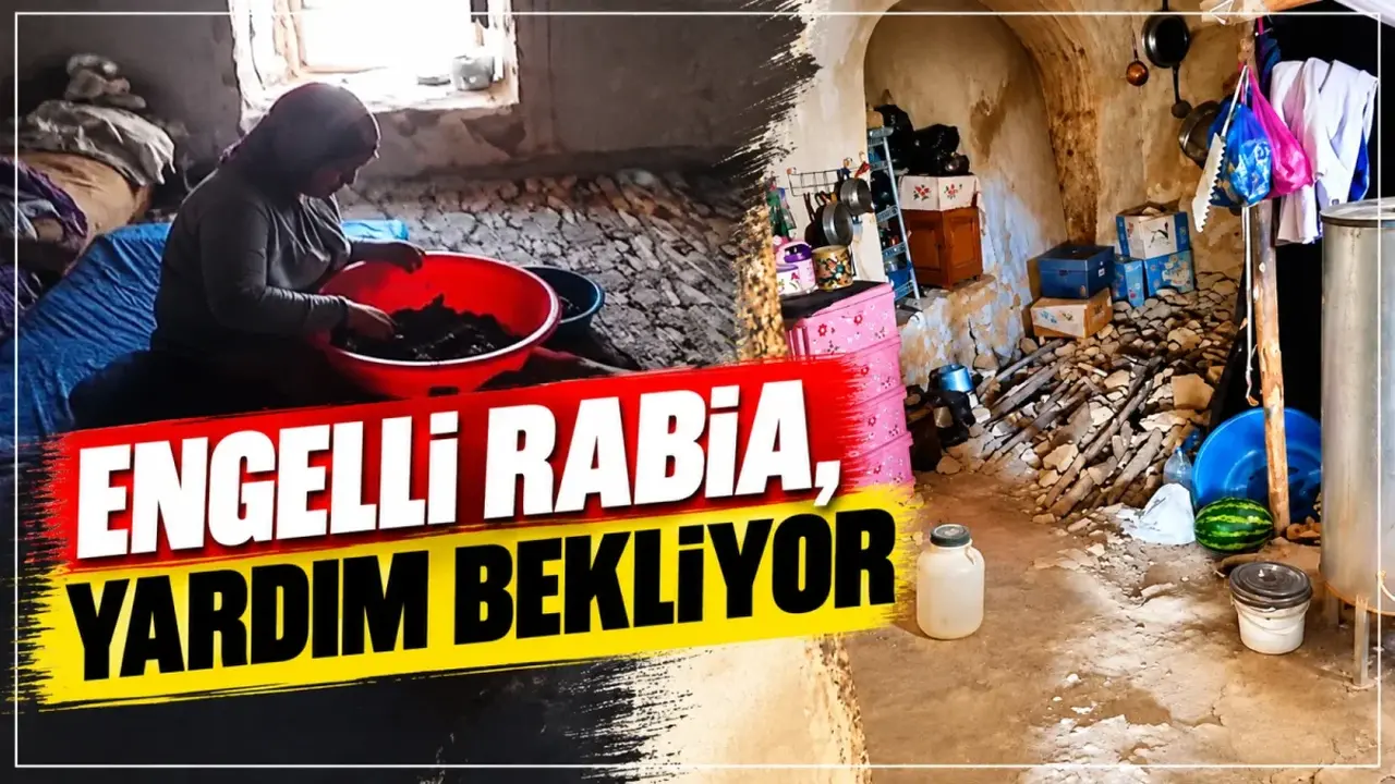Rabia Kaya’nın bakım ve onarım bekleyen evinden görüntü