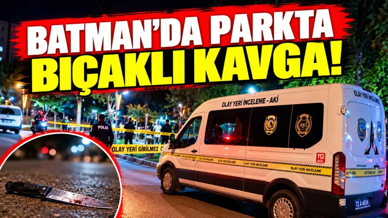 Batman'da parkta iki grup arasındaki kavgada bir kişi yaralandı