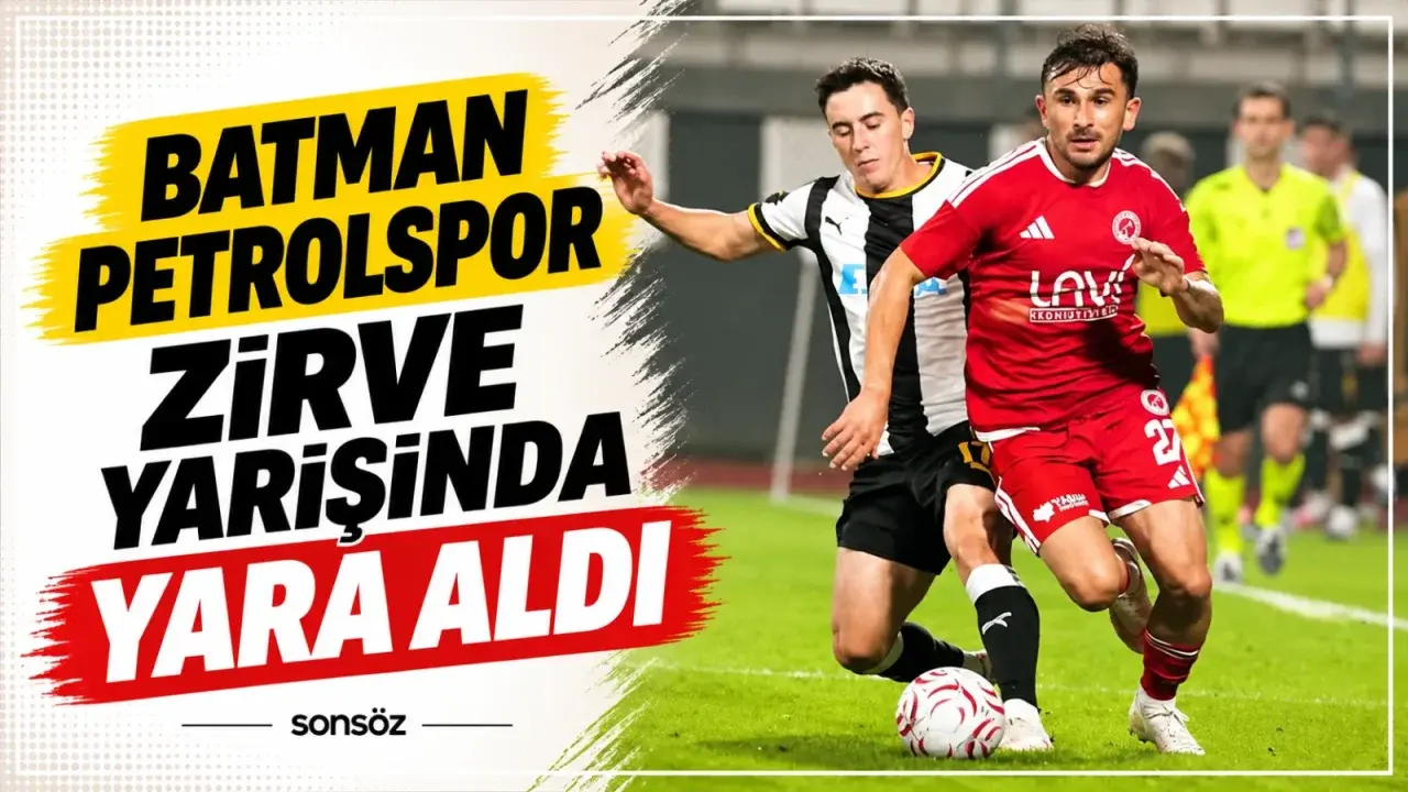 Batman Petrolspor, Manisa deplasmanında öne geçtiği maçı kaybetti