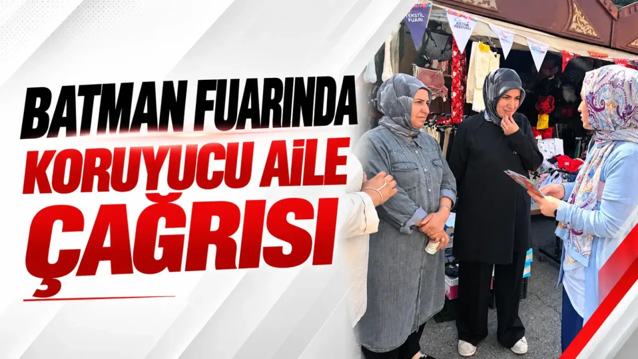 Batman’daki tekstil fuarında koruyucu aile hizmeti tanıtıldı