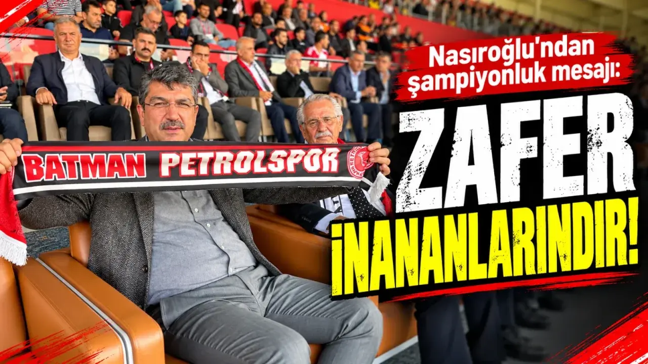 Batman Petrolspor’un geri dönüşü Nasıroğlu’nu sevindirdi: Şampiyonluk umudu
