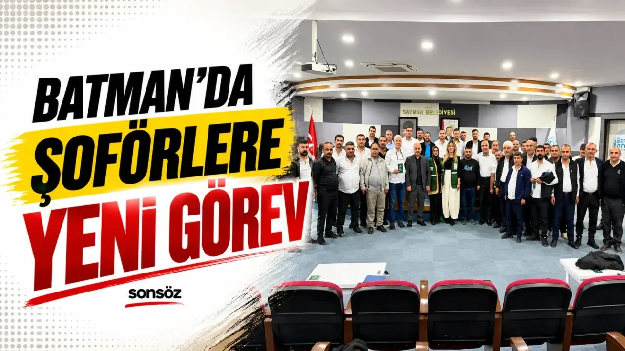 Batman’da belediye otobüsü sürücülerine bağımlılık farkındalığı eğitimi