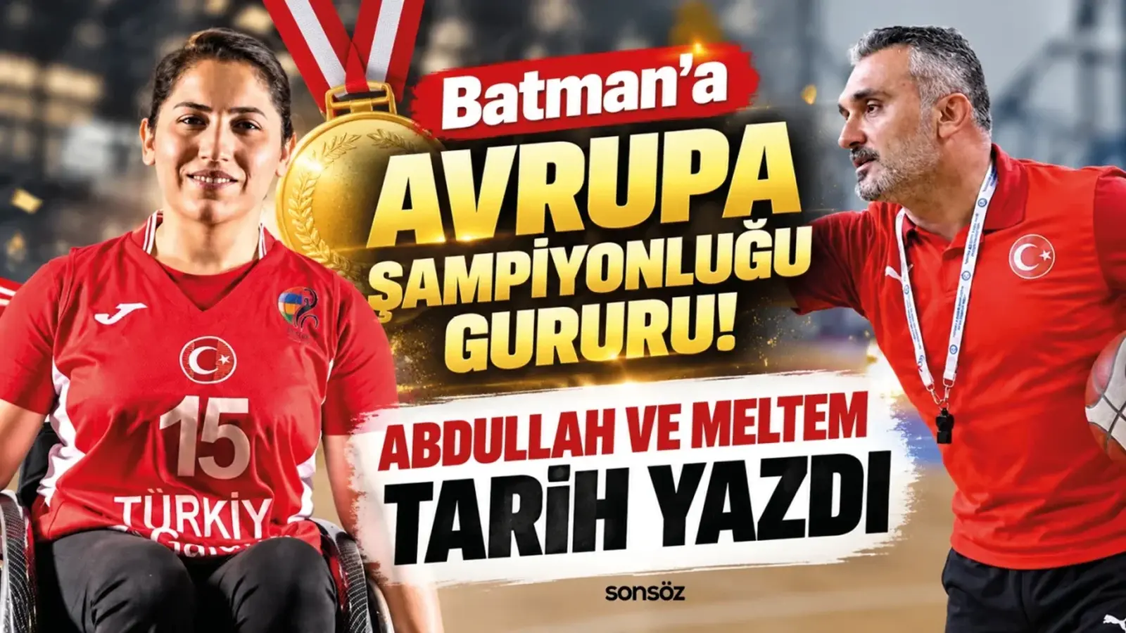 Milli takımın Avrupa zaferinde Batman’dan iki önemli isim