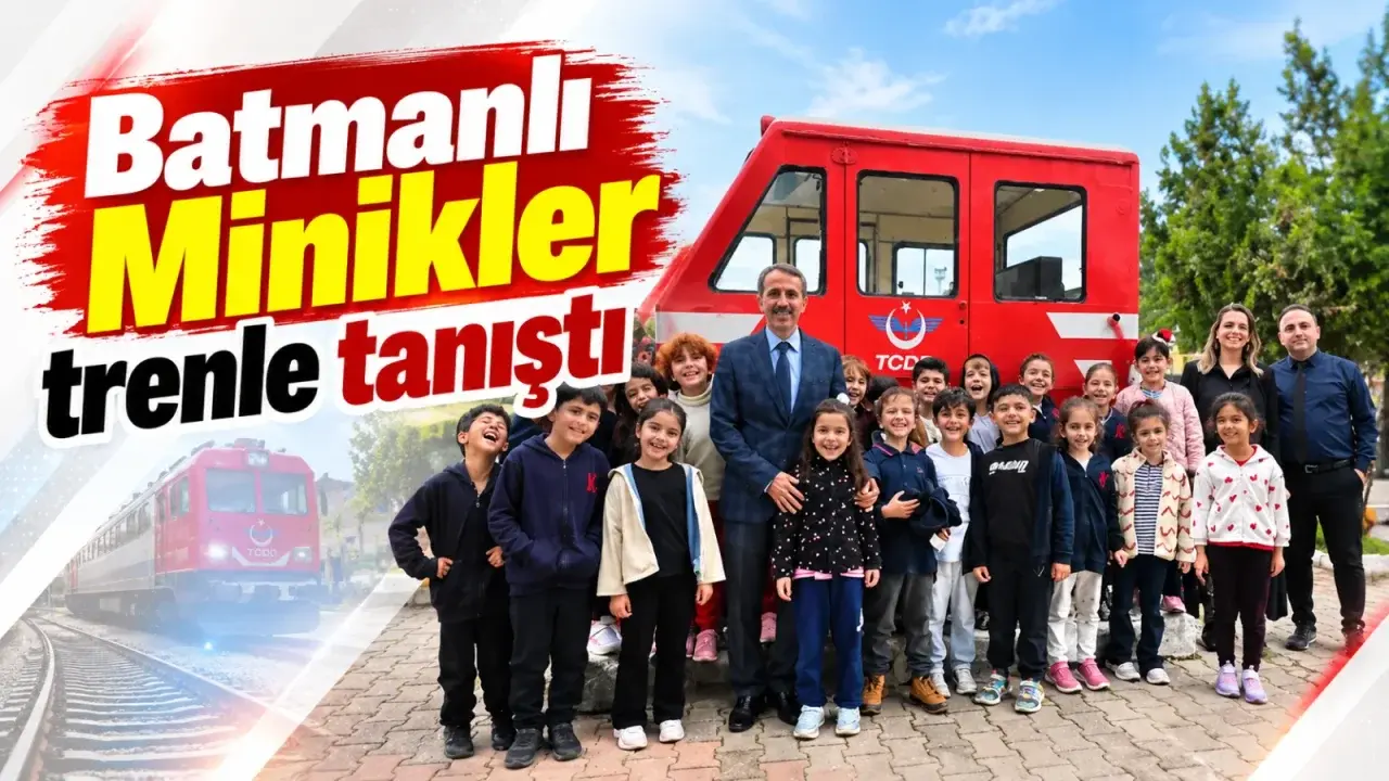 Batman'da Öğrenciler Tarihi Garı Keşfetti