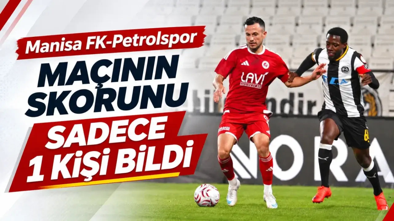 Petrolspor karşılaşmasına yönelik tahminde doğru sonucu Fatma Şeker yakaladı