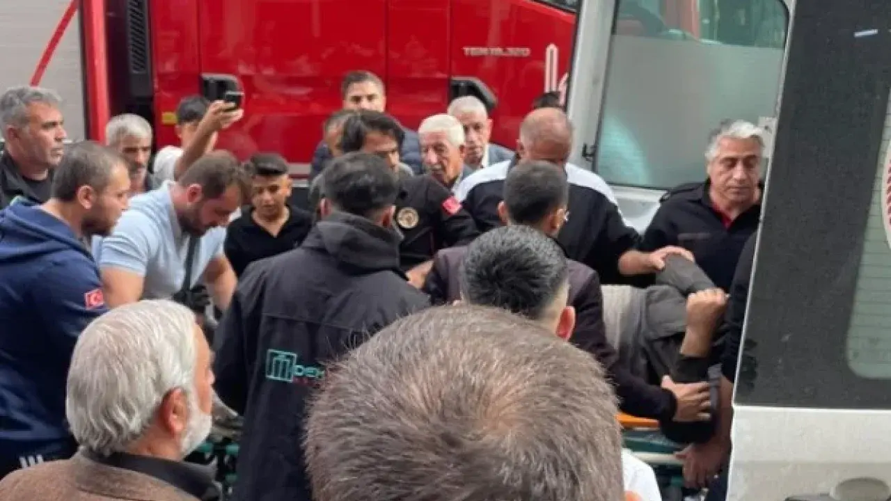 Mardin'de bakım sırasında asansör kabini düştü: 2 yaralı