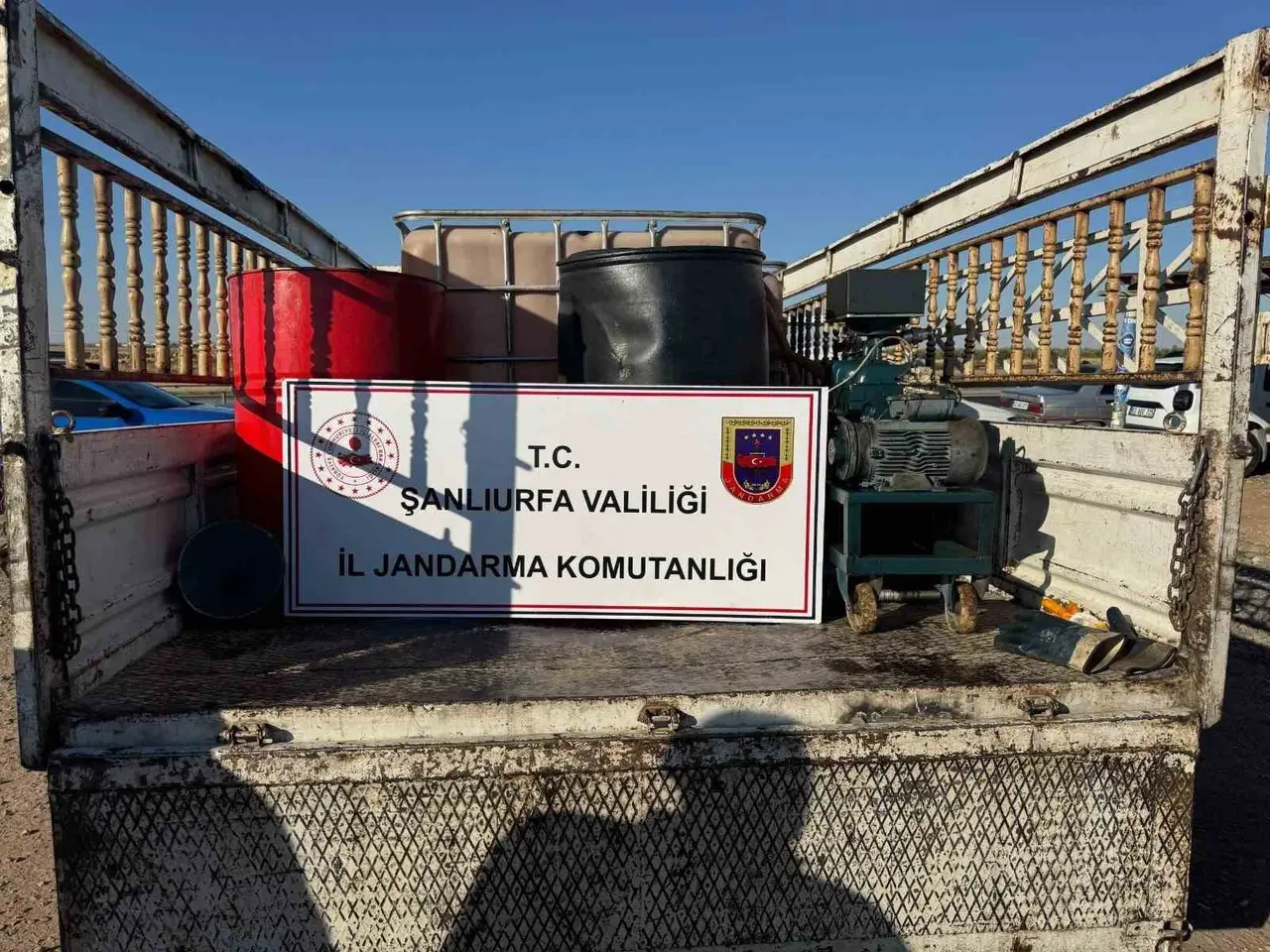 Viranşehir’de jandarmadan kaçak akaryakıt operasyonu: 650 litre yakalandı