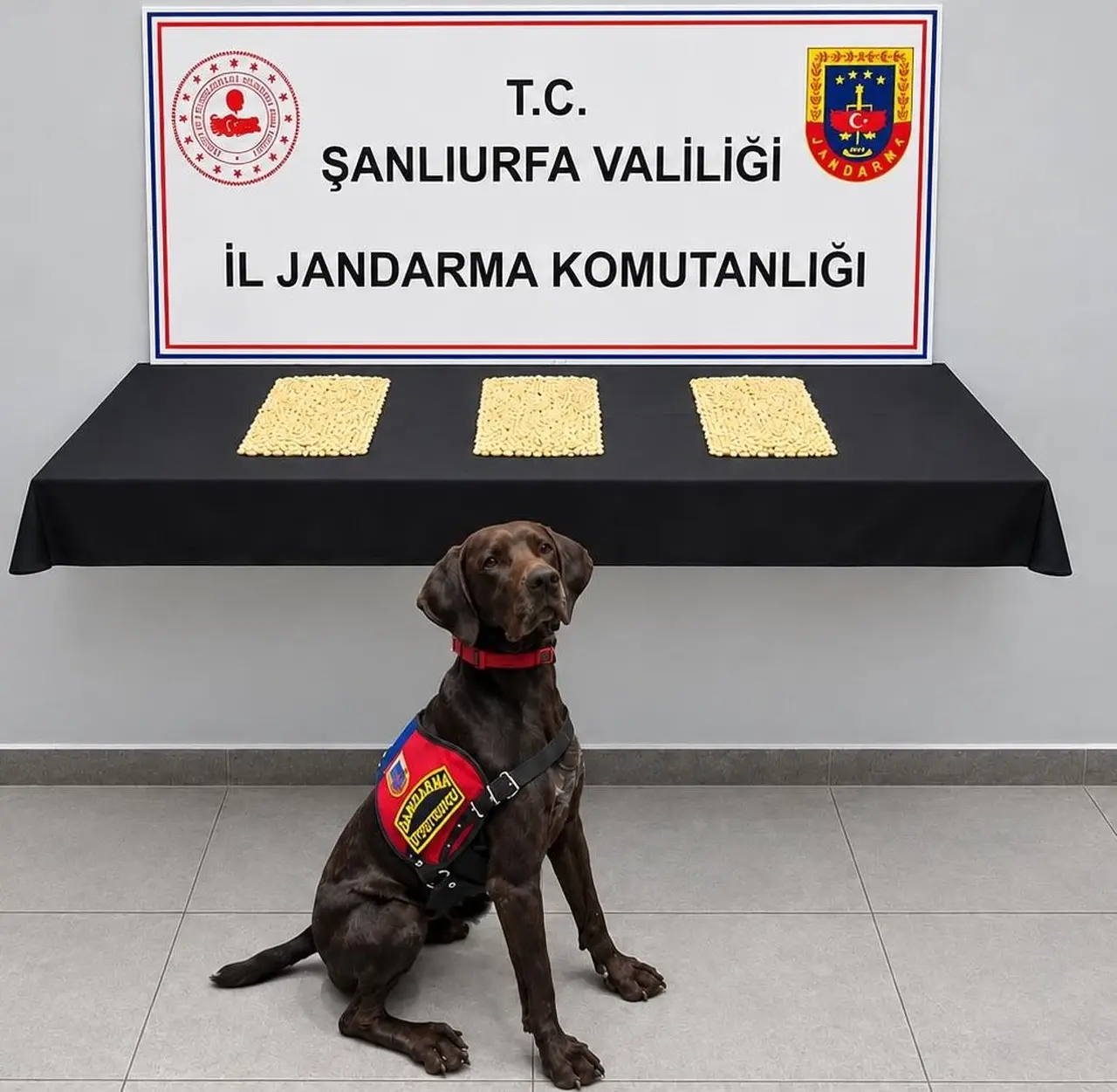 Eyyübiye’de operasyon: 2 bin 970 Captagon hapı bulundu