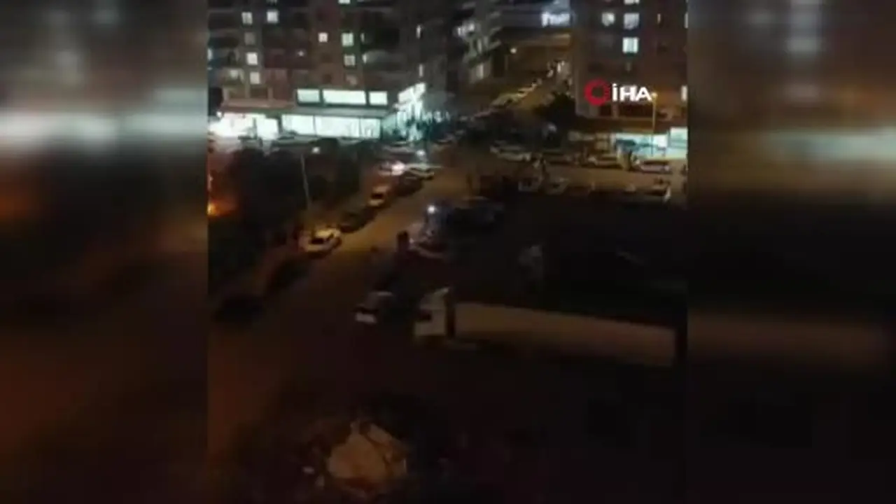 Nişan töreninde yaşanan kavga anını gösteren cep telefonu görüntüsü