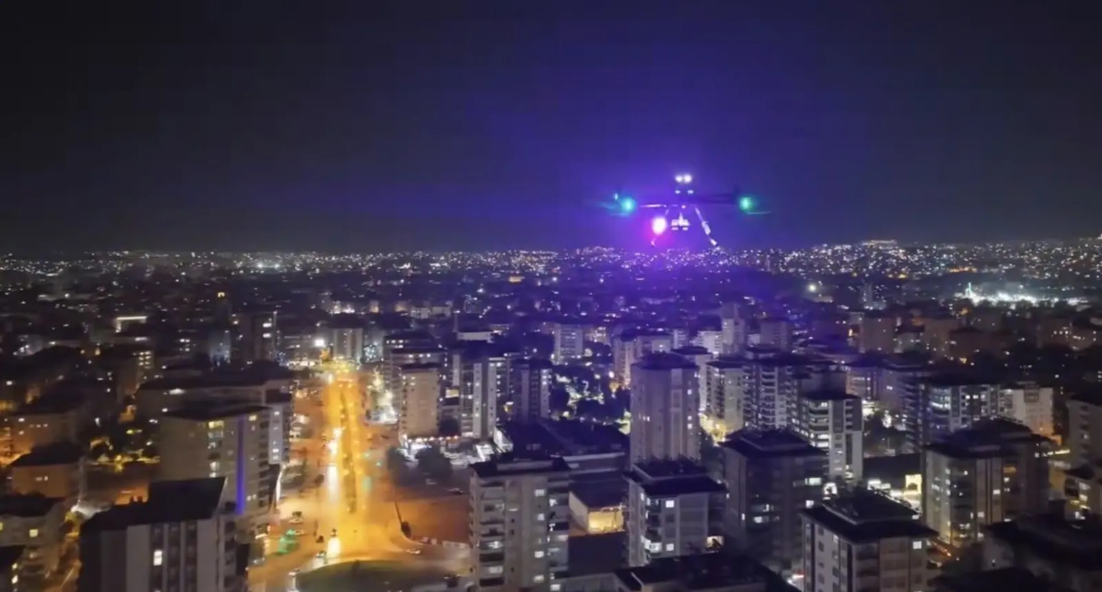 Gaziantep semalarında 36 dron ve 77 personelle güven denetimi