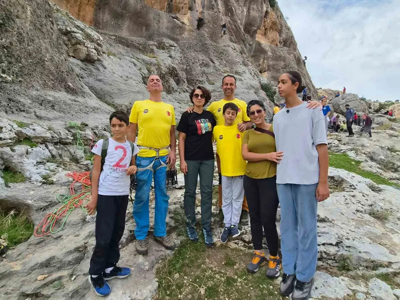 Köklüce Kanyonu’nda kaya tırmanışı festivali sporcuları ağırladı