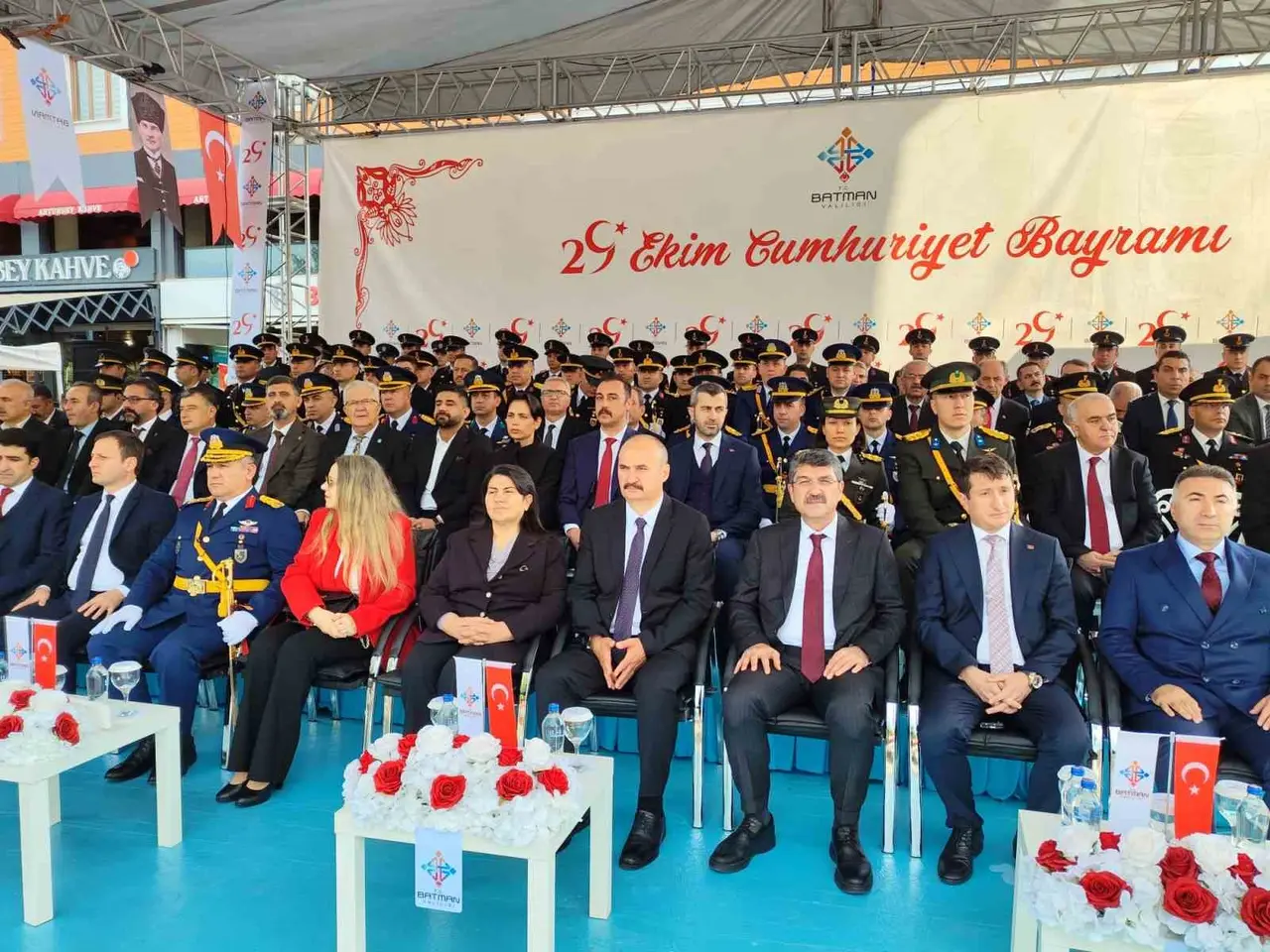 Batman’da Cumhuriyet’in 101. yılı tören ve etkinliklerle anıldı