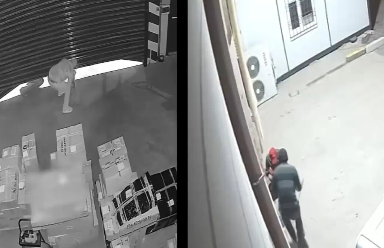 Gaziantep’te düzenlenen operasyon ve güvenlik kamerası görüntülerini yansıtan haber görseli