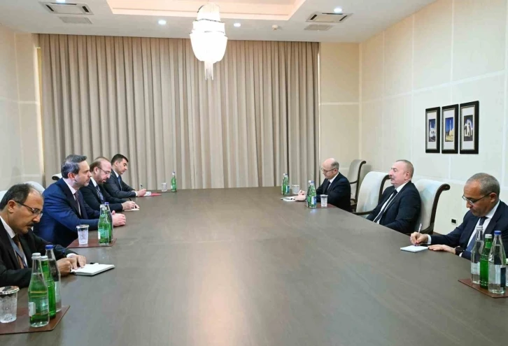 Aliyev, Enerji ve Tabii Kaynaklar Bakanı Bayraktar’ı kabul etti
