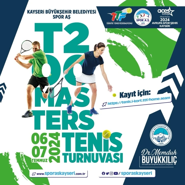 Avrupa Spor Şehri Kayseri, Tenis Turnuvası’na ev sahipliği yapacak
