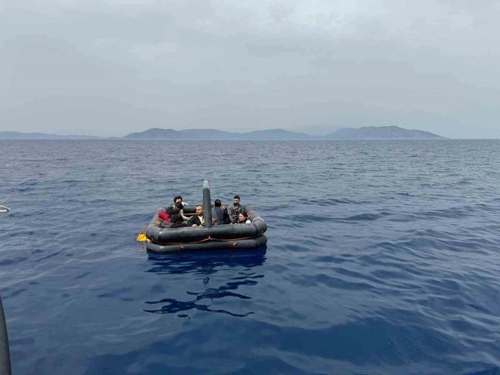Aydın’da 8 düzensiz göçmen kurtarıldı
