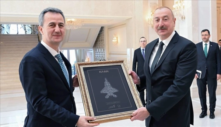 Azerbaycan Cumhurbaşkanı Türk Savunma Sanayi Şirketlerini Kabul Etti
