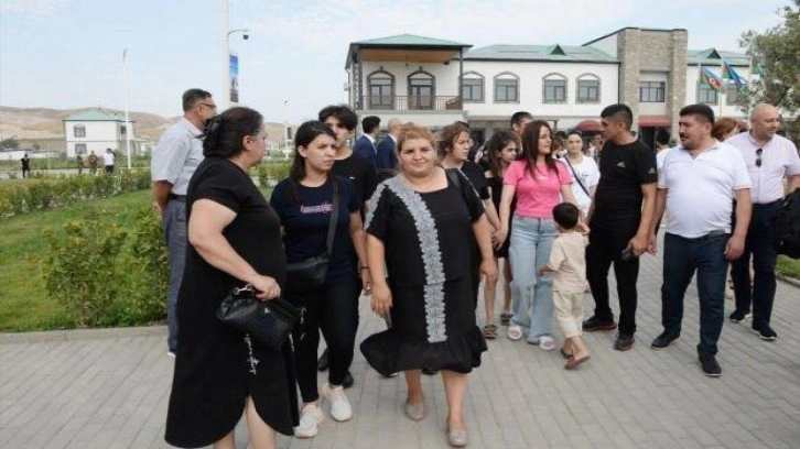 Azerbaycan'da işgalden kurtarılan bölgelere 
