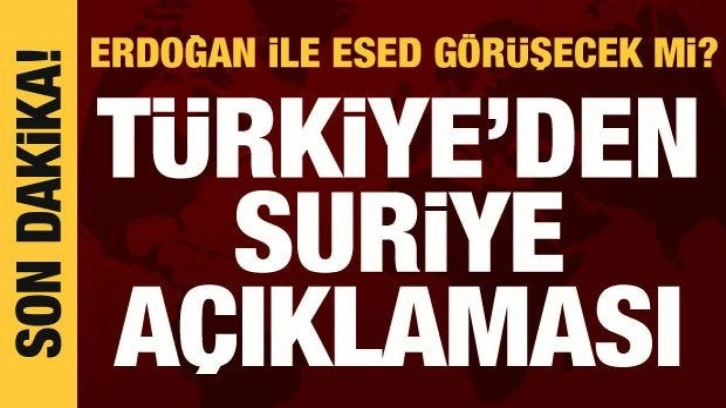 Bakan Çavuşoğlu'ndan Esed açıklaması