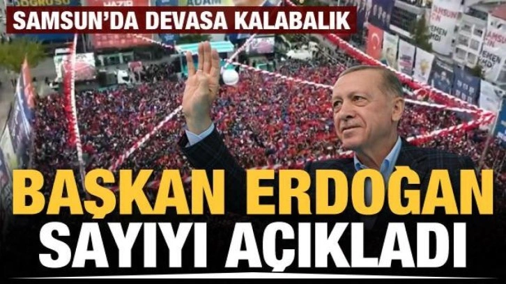 Başkan Erdoğan'dan Samsun'da önemli açıklamalar