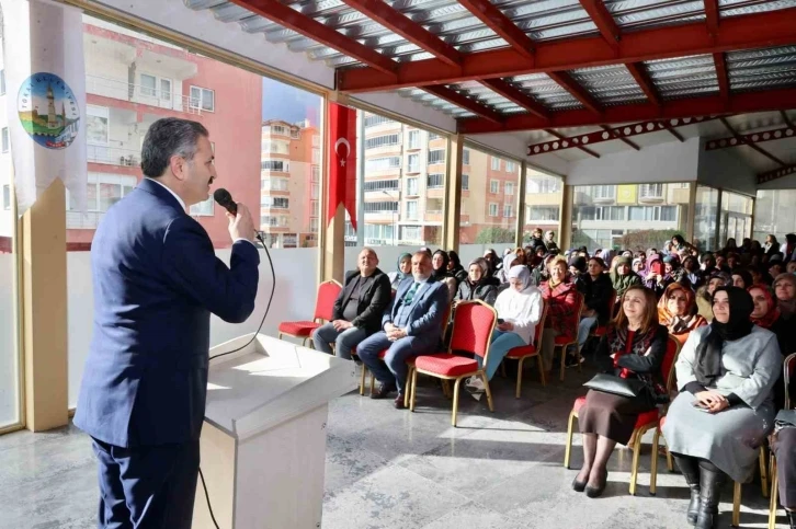Başkan Eroğlu, "Hanım kardeşlerimiz için hibe desteğimiz 2024 yılında başlıyor" dedi.
