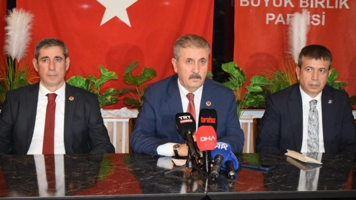 BBP Genel Başkanı Mustafa Destici Valilik Ziyareti ve Basın Açıklaması Yaptı