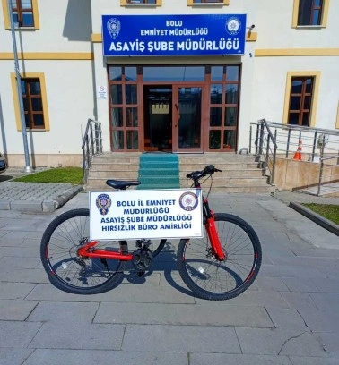 Bolu’da Oyun Parkından Bisiklet Çalan Şüpheli Yakalandı