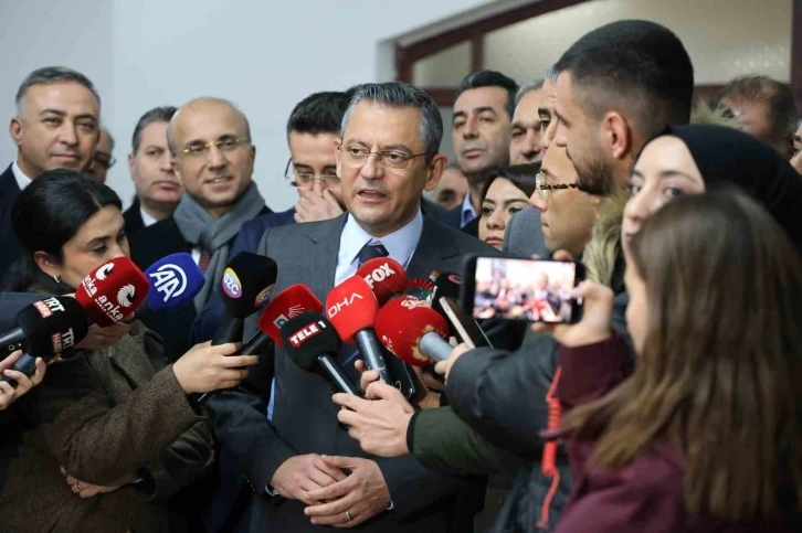 CHP Genel Başkanı Özel: "Muhalefete muhalefet yapmayız"

