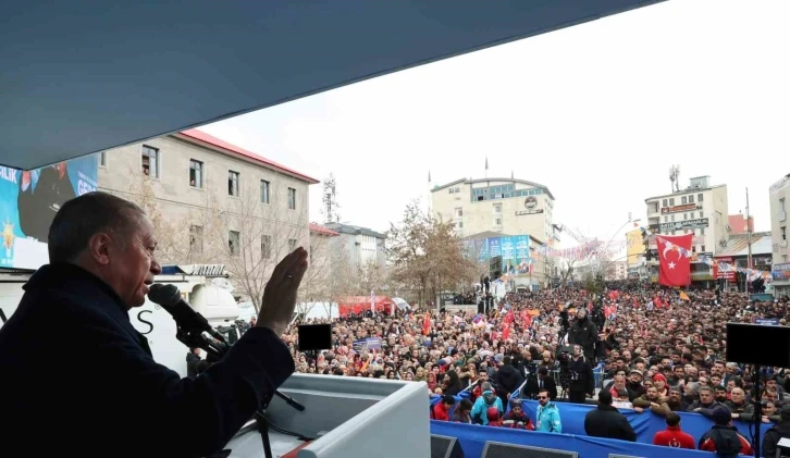 Cumhurbaşkanı Erdoğan, Ağrı mitinginde konuştu: "Başka Ağrı yok, başka Türkiye yok"
