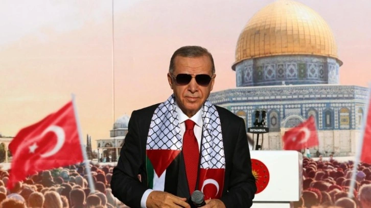 Cumhurbaşkanı Erdoğan Filistin'e Yönelik Eleştirilere Cevap Verdi