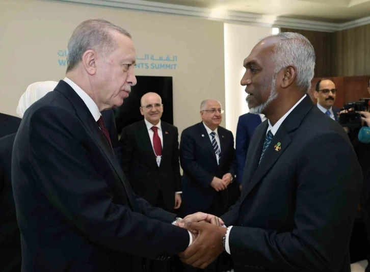 Cumhurbaşkanı Erdoğan, Maldivler Devlet Başkanı Muizzu ile görüştü

