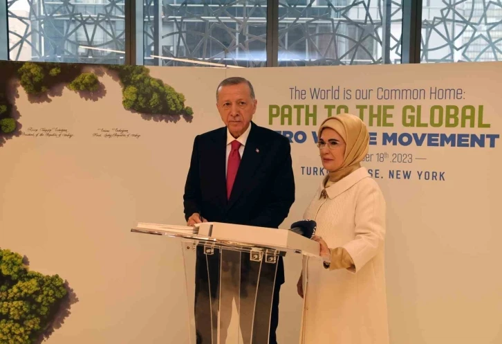 Cumhurbaşkanı Erdoğan, New York’ta Küresel Sıfır Atık İyi Niyet Beyanı’na ilk imzayı attı
