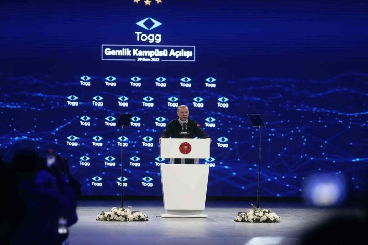 Cumhurbaşkanı Erdoğan: "Togg prestijli bir Türk markası olarak dünyada yolları süsleyecektir”
