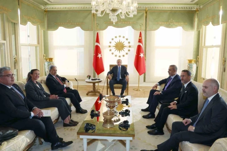 Cumhurbaşkanı Erdoğan, Yeni Zelanda Başbakan Yardımcısı Peters’i kabul etti
