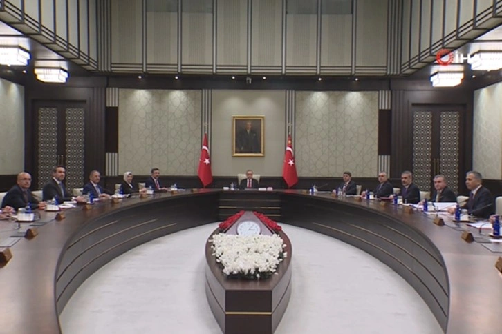 Cumhurbaşkanlığı Kabinesi, Cumhurbaşkanı Erdoğan başkanlığında Beştepe’de toplandı